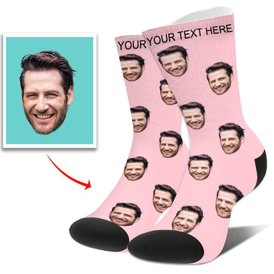 Custom Face Photo Socks Personalized Funny Pet Socks With Photo