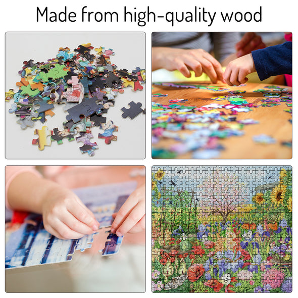 (300-1000) Piece Custom Puzzles Jigsaw from Photos for Adults Teen Kid, Personalized Puzzle