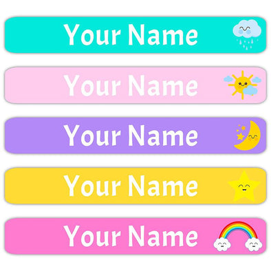 100PCS Personalized Labels for Kids Waterproof, Custom Name Stickers Labels are Perfect Back to School Supplies