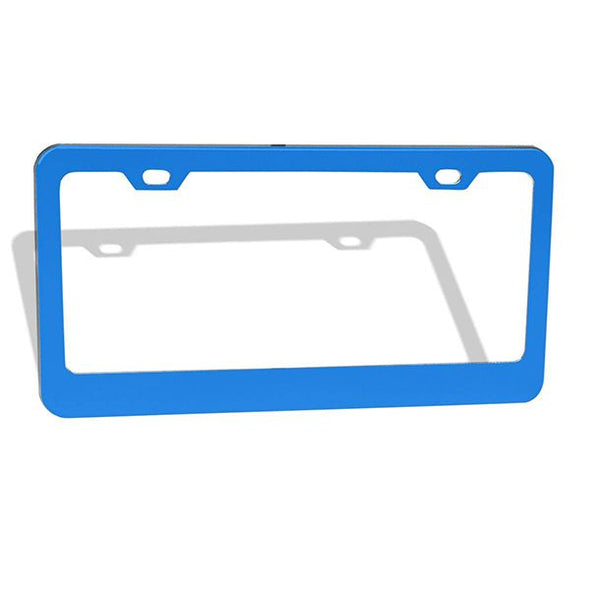 Personalized License Plate Frame with Text,12"x6",DoderBlue
