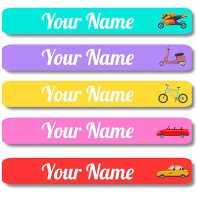 Custom Labels for Kids School Supplies, Personalized Stickers Name Labels-100 Pcs