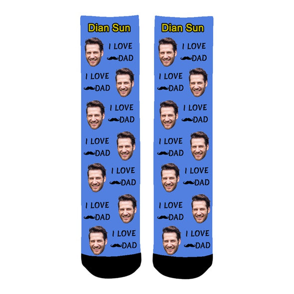 Photo Socks Personalized  Funny Socks With Photo,Custom Face Socks for Men and Women - amlion