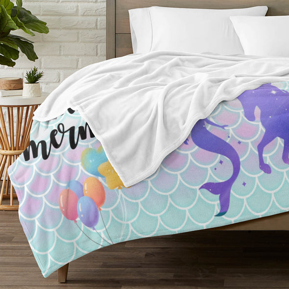 Unicorn Throw Blanket Super Soft Warm Cozy Fuzzy Plush Blanket Gifts for Girls Boys Kids Room Decor