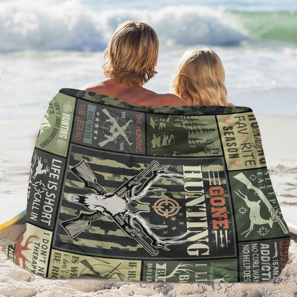 Deer Pattern Blanket Fleece Throw Blanket Super Soft Warm Gifts for Baby Girls Boys Kids Mom Grandma Room Decor