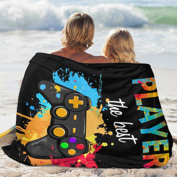 Gamer Blanket Fleece Throw Blanket Super Soft Warm Gifts for Baby Girls Boys Kids Mom Grandma Room Decor