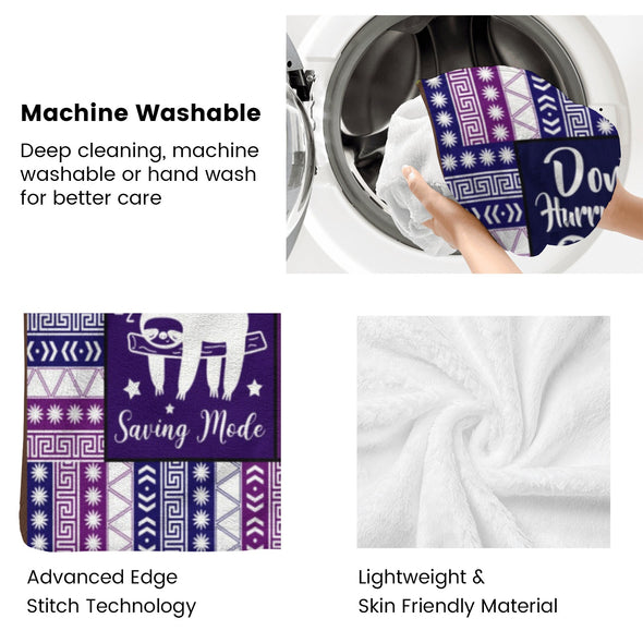 Sloth Blanket Gifts for Women Girls, Cozy Soft Sloths Throw Blanket for Men Kids Boys Christmas Birthday