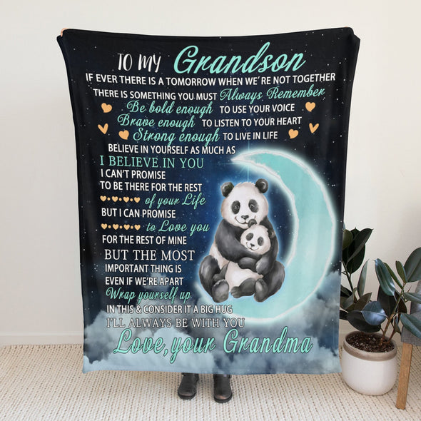 Panda Pattern Blanket Fleece Throw Blanket Super Soft Warm Gifts for Baby Girls Boys Kids Mom Grandma Room Decor