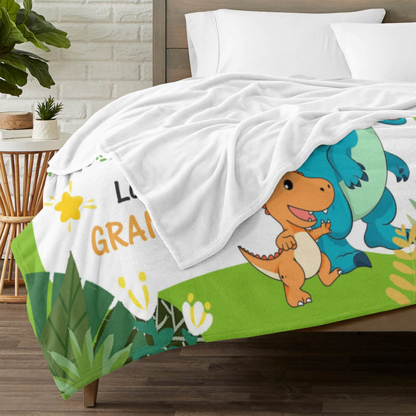 Dinosaur Blanket for Boys Kids Soft Flannel Blanket for Children's Toys are Suitable for Beds, Sofas and School Lunch Break-2-hml Balnket