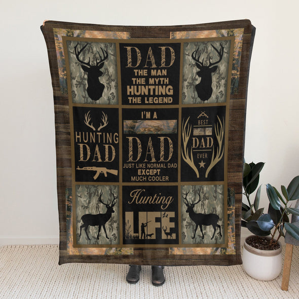 Deer Pattern Blanket Fleece Throw Blanket Super Soft Warm Gifts for Baby Girls Boys Kids Mom Grandma Room Decor