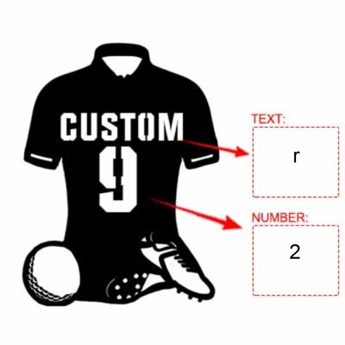 Custom Golf Jersey/Player Neon Sign Light Personalized Lamp with Name for Room Wall Decor Sport Christmas Birthday Gift