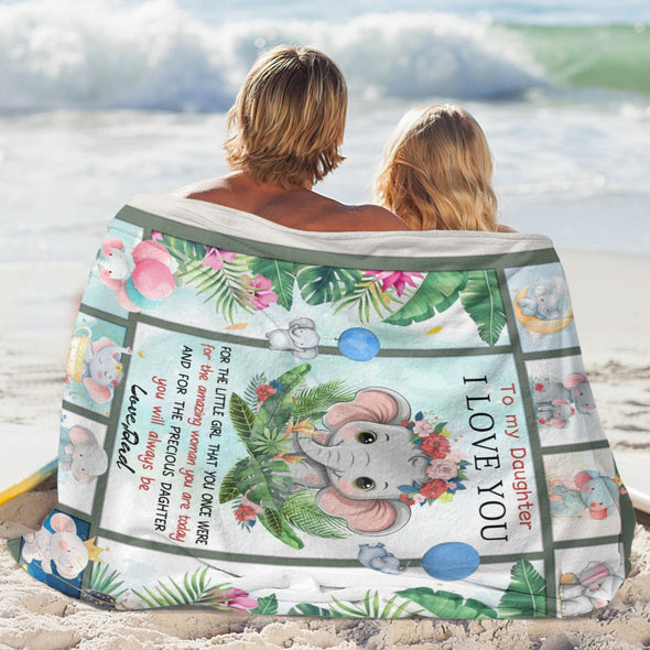 Elephant Blanket Fleece Throw Blanket Super Soft Warm Gifts for Girls Boys Kids Room Decor