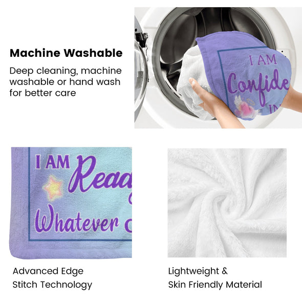 Unicorn Throw Blanket Super Soft Warm Cozy Fuzzy Plush Blanket Gifts for Girls Boys Kids Room Decor