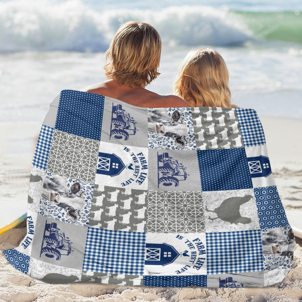 Chicken Pattern Blanket Fleece Throw Blanket Super Soft Warm Gifts for Baby Girls Boys Kids Mom Grandma Room Decor