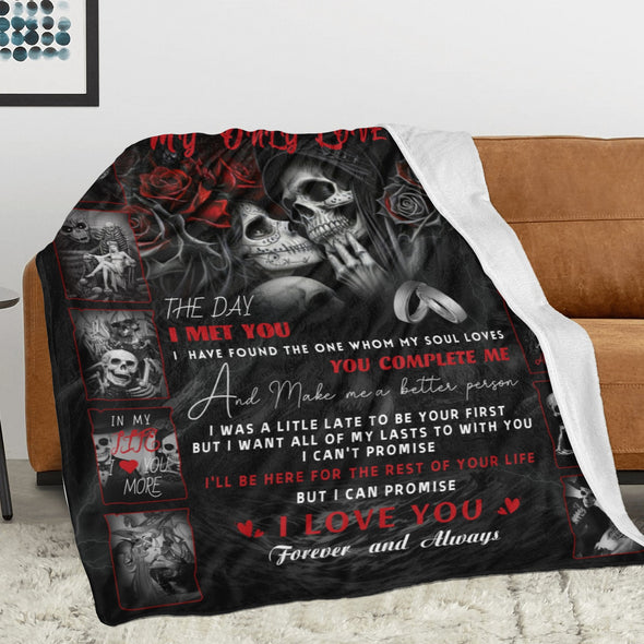 Valentine's Day Blanket Wedding Throw Couple Gifts for Men Women Boyfriend Girlfriend Husband Wife