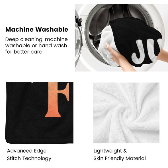 Fox Pattern Blanket Fleece Throw Blanket Super Soft Warm Gifts for Baby Girls Boys Kids Mom Grandma Room Decor