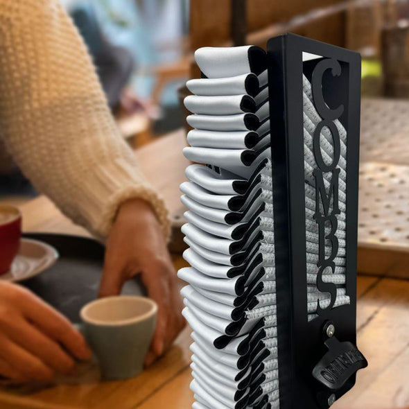 Custom Can Cooler Holder with Bottle Opener, Personalized Beer Bottle Sleeves Metal Holder Engraved Text for Birthday Party Wedding Gifts