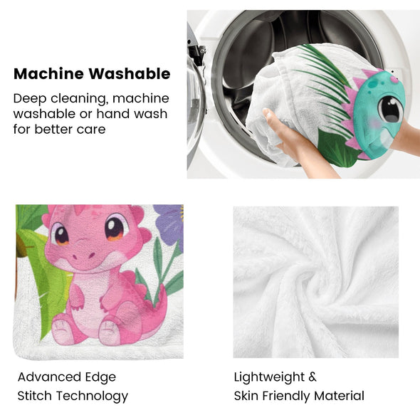 Dinosaur Blanket for Boys Kids Soft Flannel Blanket for Children's Toys are Suitable for Beds, Sofas and School Lunch Break-2-hml Balnket