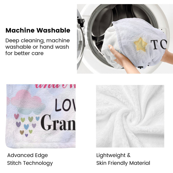 Unicorn Throw Blanket Super Soft Warm Cozy Fuzzy Plush Blanket Gifts for Girls Boys Kids Room Decor