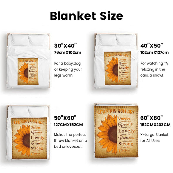 Sunflower Blanket Fleece Throw Blanket Super Soft Warm Gifts for Baby Girls Boys Kids Mom Grandma Room Decor