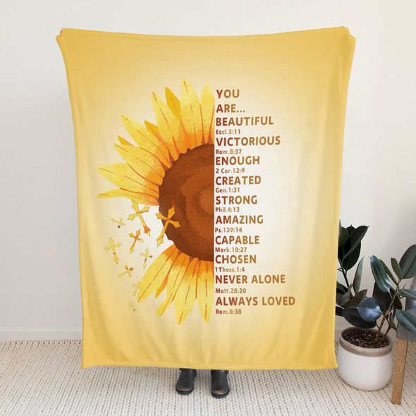 Sunflower Blanket Fleece Throw Blanket Super Soft Warm Gifts for Baby Girls Boys Kids Mom Grandma Room Decor