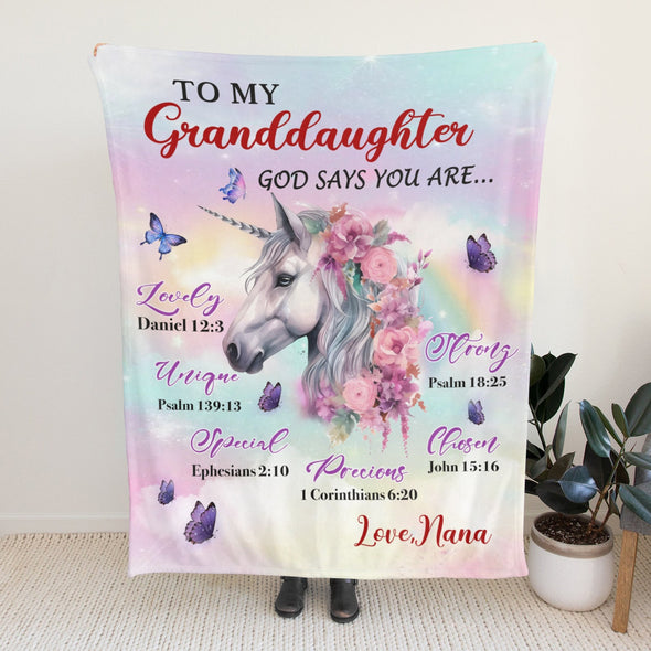 Unicorn Throw Blanket Super Soft Warm Cozy Fuzzy Plush Blanket Gifts for Girls Boys Kids Room Decor