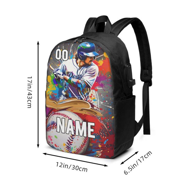 Custom Backpack with Name Personalized Travel Bag Customize for Adults Kids Boy Girl Men Women Camping Casual