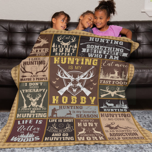 Deer Pattern Blanket Fleece Throw Blanket Super Soft Warm Gifts for Baby Girls Boys Kids Mom Grandma Room Decor