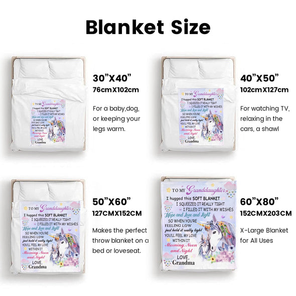 Unicorn Throw Blanket Super Soft Warm Cozy Fuzzy Plush Blanket Gifts for Girls Boys Kids Room Decor