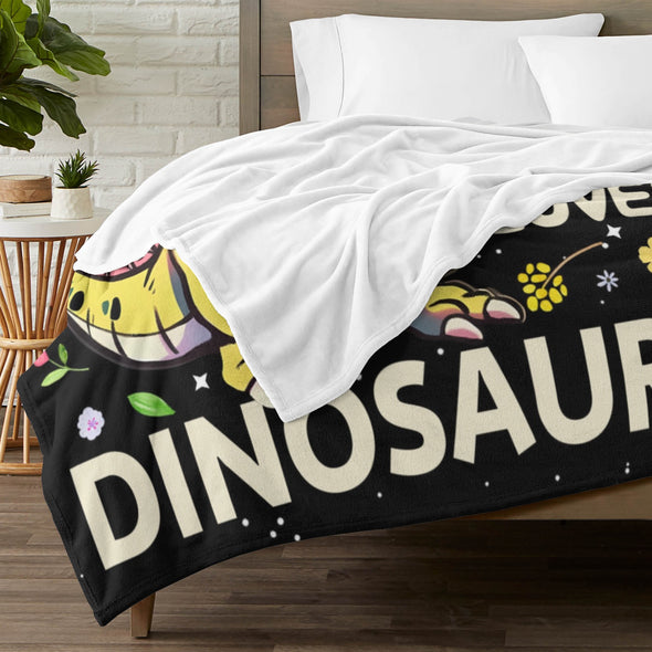 Dinosaur Blanket for Boys Kids Soft Flannel Blanket for Children's Toys are Suitable for Beds, Sofas and School Lunch Break-2-hml Balnket