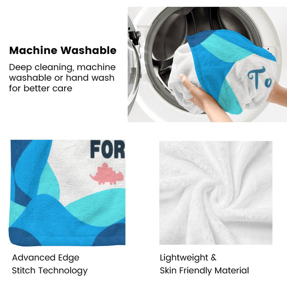 Dinosaur Blanket for Boys Kids Soft Flannel Blanket for Children's Toys are Suitable for Beds, Sofas and School Lunch Break-2-hml Balnket