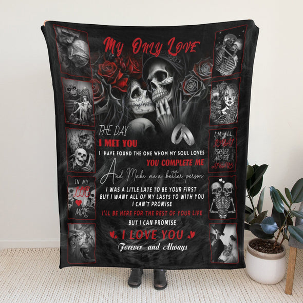 Valentine's Day Blanket Wedding Throw Couple Gifts for Men Women Boyfriend Girlfriend Husband Wife