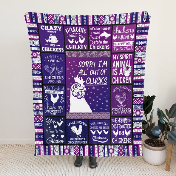 Chicken Pattern Blanket Fleece Throw Blanket Super Soft Warm Gifts for Baby Girls Boys Kids Mom Grandma Room Decor