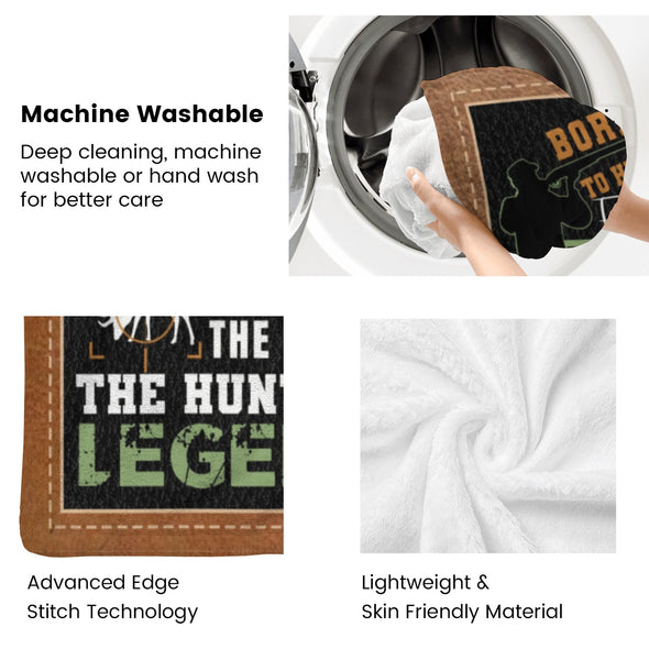 Deer Pattern Blanket Fleece Throw Blanket Super Soft Warm Gifts for Baby Girls Boys Kids Mom Grandma Room Decor