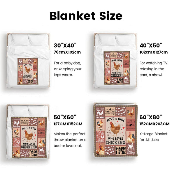 Chicken Pattern Blanket Fleece Throw Blanket Super Soft Warm Gifts for Baby Girls Boys Kids Mom Grandma Room Decor