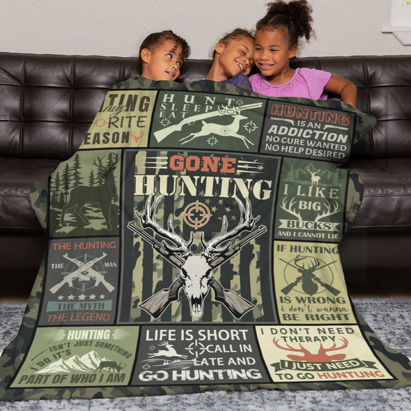 Deer Pattern Blanket Fleece Throw Blanket Super Soft Warm Gifts for Baby Girls Boys Kids Mom Grandma Room Decor