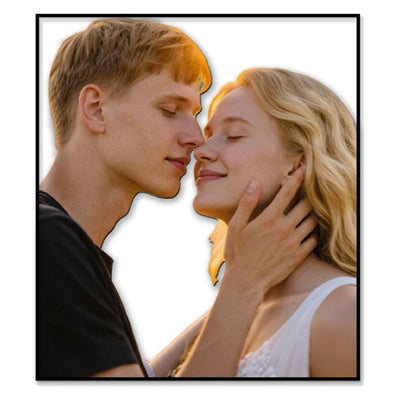 Custom Metal Portrait Wall Art from Family Photo Personalized Dog Cat Memorial Home Decor Gift for Christmas Anniversaries