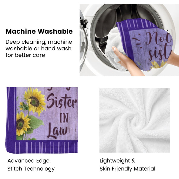 Sunflower Blanket Fleece Throw Blanket Super Soft Warm Gifts for Baby Girls Boys Kids Mom Grandma Room Decor