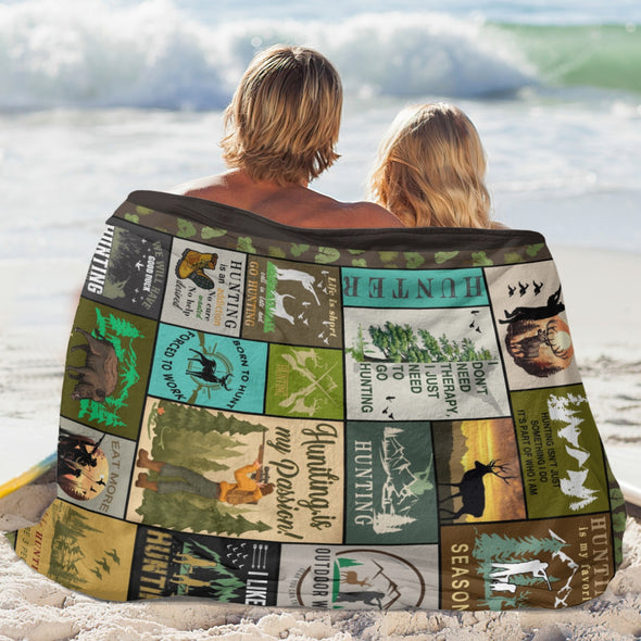 Deer Pattern Blanket Fleece Throw Blanket Super Soft Warm Gifts for Baby Girls Boys Kids Mom Grandma Room Decor