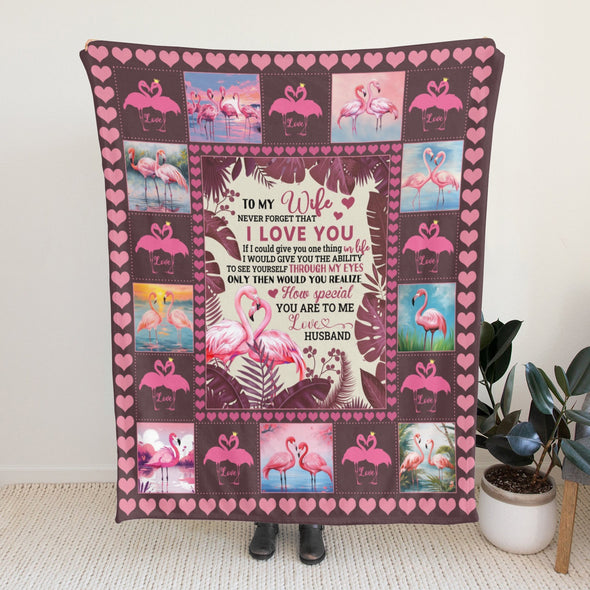 Wife Blanket, Throw Blanket Gifts for Birthday/Wedding/Anniversary/Christmas/Valentines
