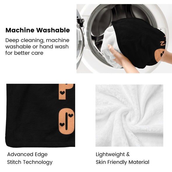 Fox Pattern Blanket Fleece Throw Blanket Super Soft Warm Gifts for Baby Girls Boys Kids Mom Grandma Room Decor