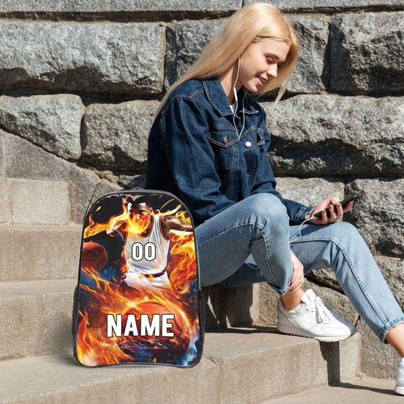 Custom Transparent Backpack with Name Personalized Travel Bags Customize for Boy Girl Adults Men Women Casual Camping