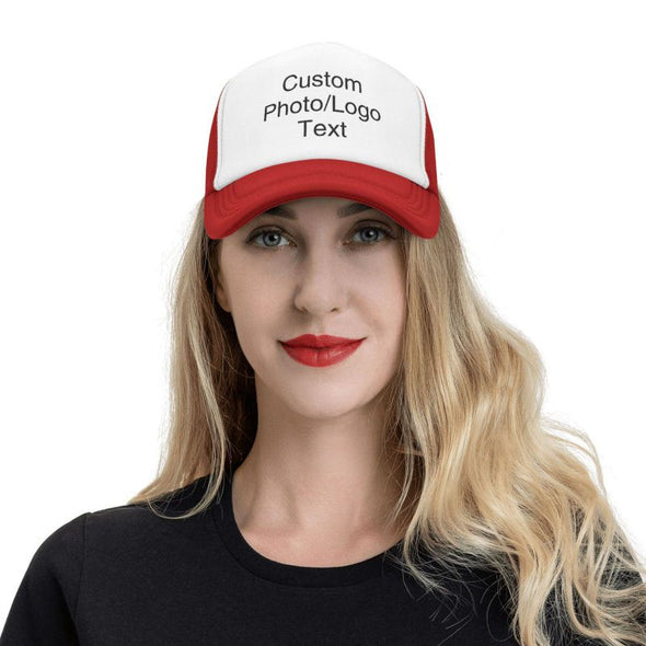 Custom Baseball Hats with Text/Photo/Logo, Personalized Baseball Caps for Men, Women