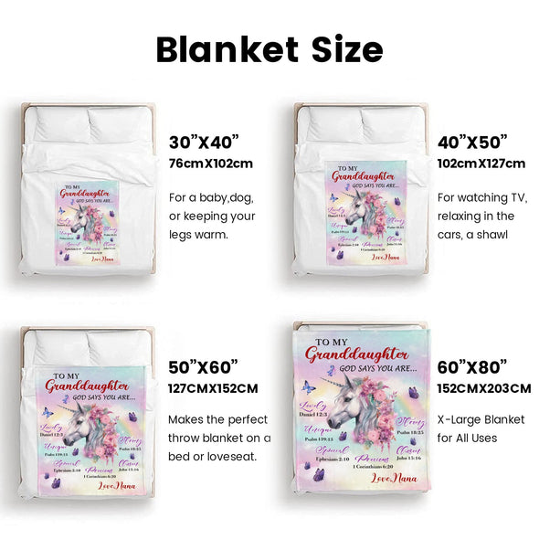 Unicorn Throw Blanket Super Soft Warm Cozy Fuzzy Plush Blanket Gifts for Girls Boys Kids Room Decor