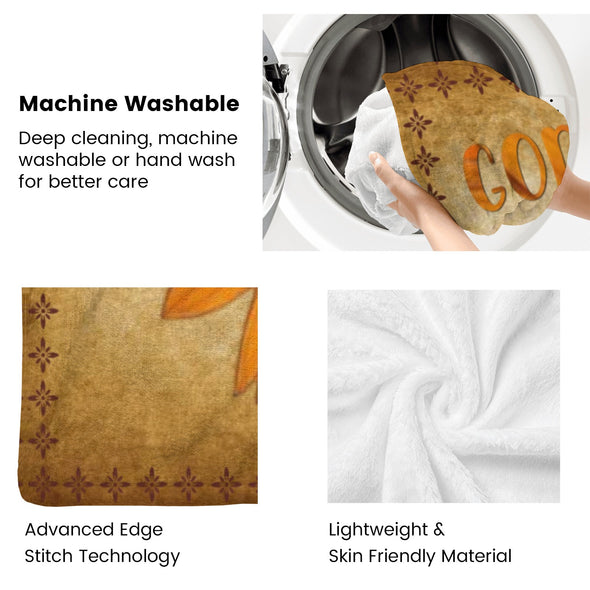 Sunflower Blanket Fleece Throw Blanket Super Soft Warm Gifts for Baby Girls Boys Kids Mom Grandma Room Decor