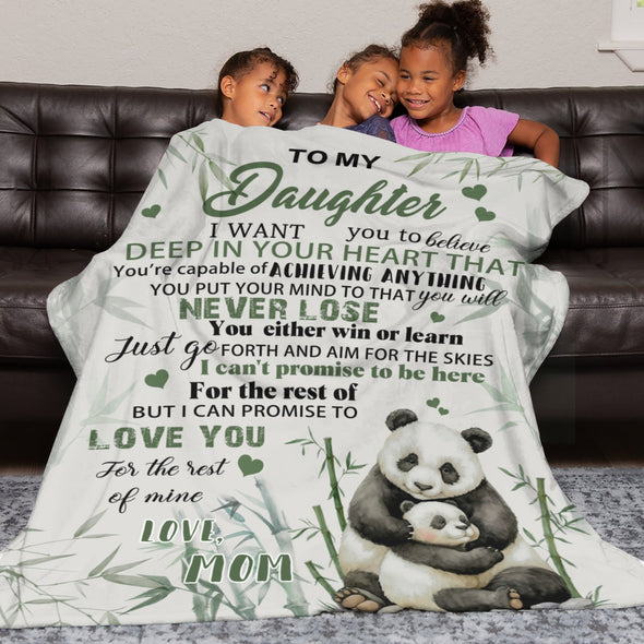 Panda Pattern Blanket Fleece Throw Blanket Super Soft Warm Gifts for Baby Girls Boys Kids Mom Grandma Room Decor