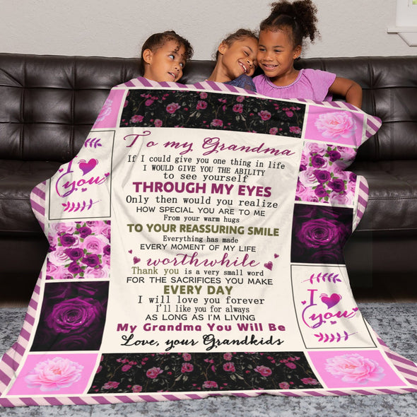 Grandma Blanket Gifts Christmas Birthday Ideas for Nana Grandmother