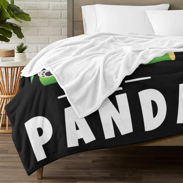 Panda Pattern Blanket Fleece Throw Blanket Super Soft Warm Gifts for Baby Girls Boys Kids Mom Grandma Room Decor