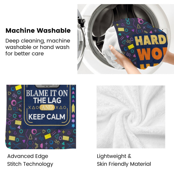 Gamer Blanket Fleece Throw Blanket Super Soft Warm Gifts for Baby Girls Boys Kids Mom Grandma Room Decor