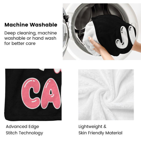 Capybara Pattern Blanket Fleece Throw Blanket Super Soft Warm Gifts for Baby Girls Boys Kids Mom Grandma Room Decor