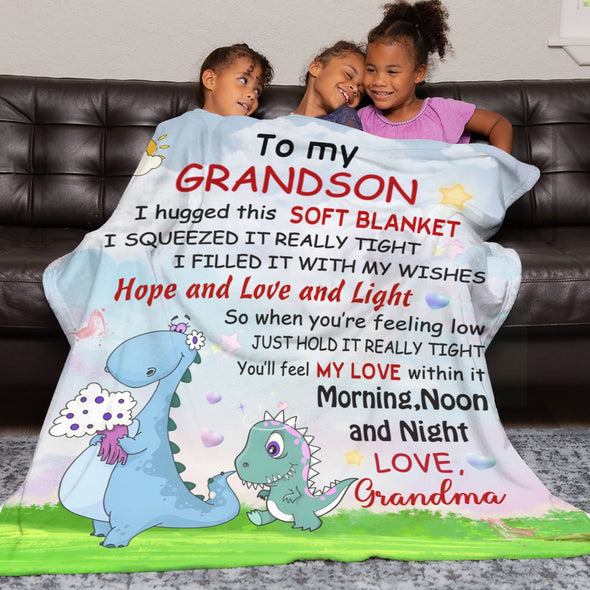 Dinosaur Blanket for Boys Kids Soft Flannel Blanket for Children's Toys are Suitable for Beds, Sofas and School Lunch Break-2-hml Balnket